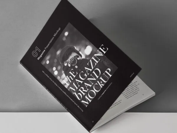 Diagonal Catalog Magazine Mockup 1