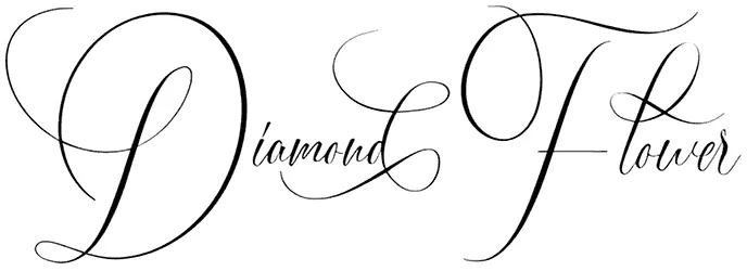 Diamond Flower Font 1