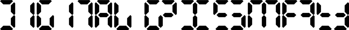Digital Dismay Font 1