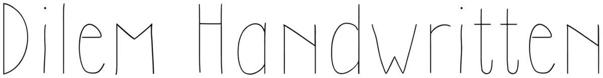 Dilem Handwritten Font 1