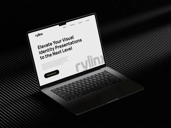 Dim Light MacBook Mockup 1