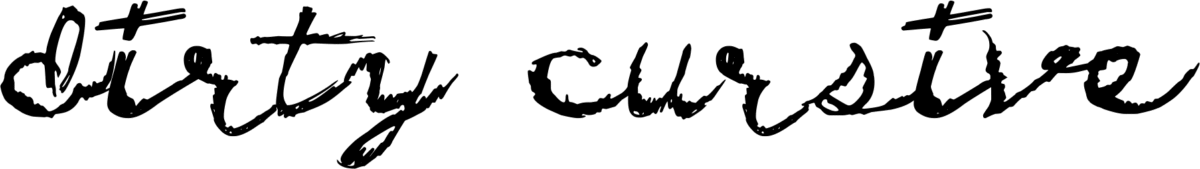 Dirty Cursive Font 1