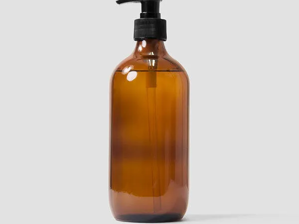 Dispenser Bottle Mockup with Customizable Background 1