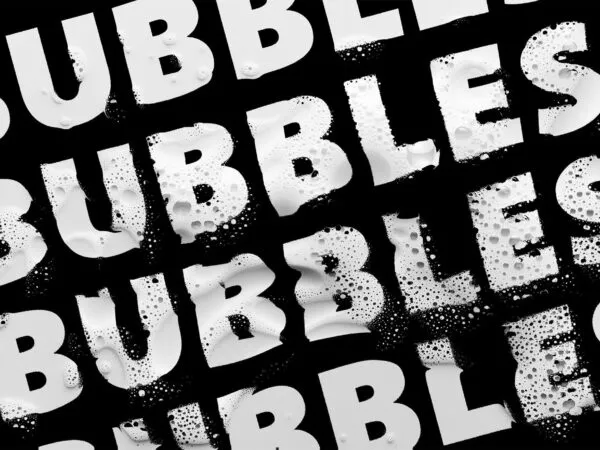 Distort Bubble Text Effect 1
