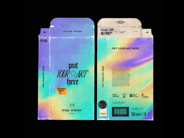 Distressed VHS Sleeve Mockup 1
