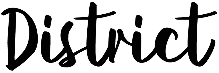 District Font 1