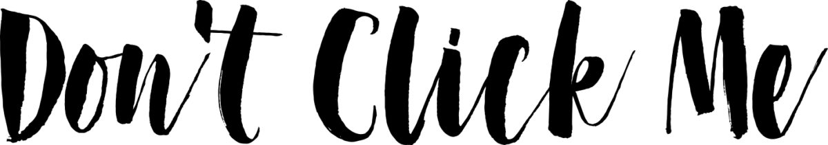 Dont Click Me Font 1