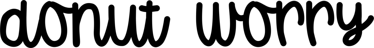 Donut Worry Font 1