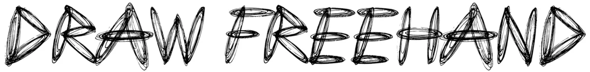 Draw Freehand Font 1