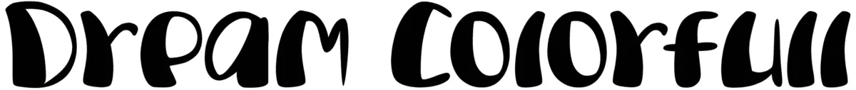 Dream Colorfull Font 1