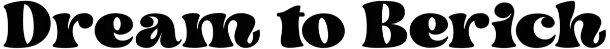 Dream to Berich Font 1