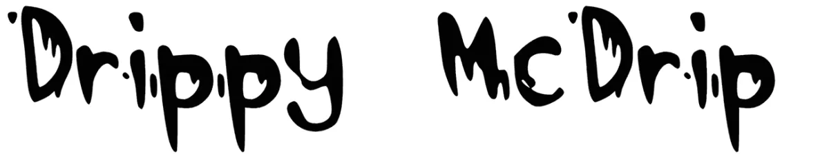 Drippy McDrip Font 1