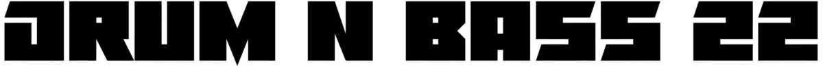 Drum N Bass 22 Font 1