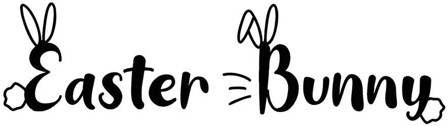 Easter Bunny Font 1