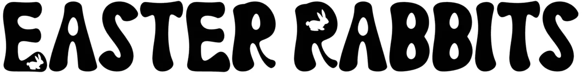 Easter Rabbits Font 1