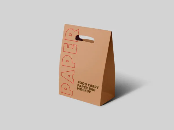 Eco Friendly Paper Bag Mockup 1