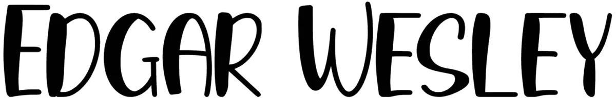 Edgar Wesley Font 1