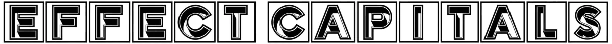 Effect Capitals Font 1