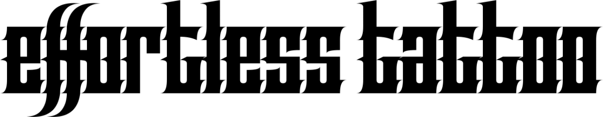 Effortless Tattoo Font 1