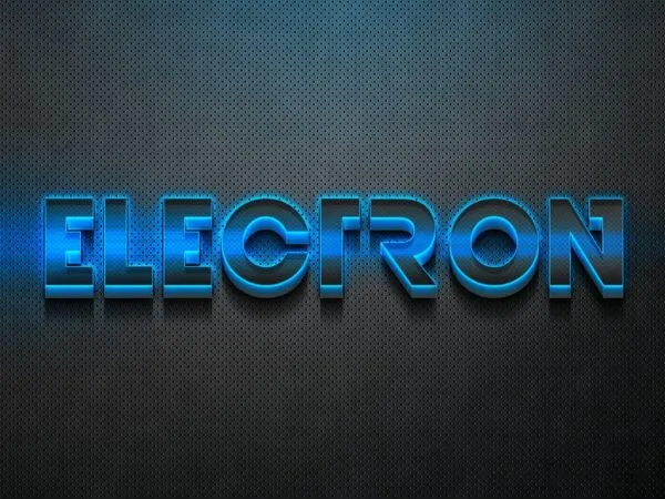 Electro 3D Text Effect 1