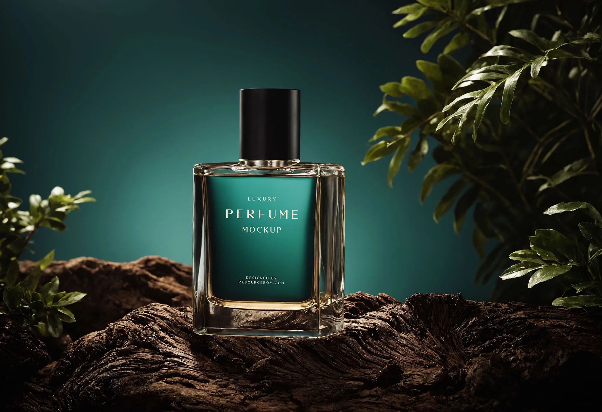 Elegant Perfume Bottle Mockup 1