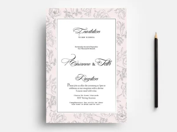 Elegant Wedding Stationery Templates 1
