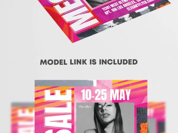 Elegant and Creative Mega Sale Flyer Template 1