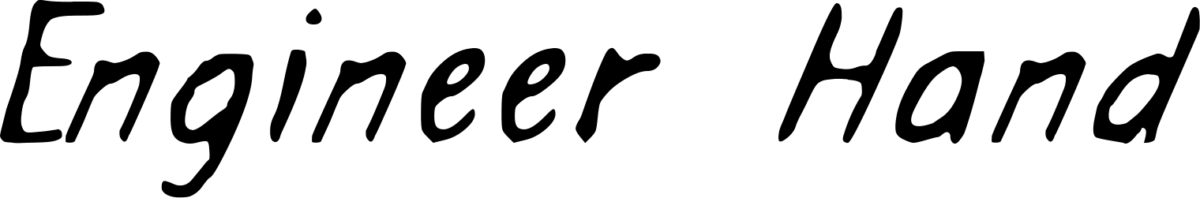 Engineer Hand Font 1