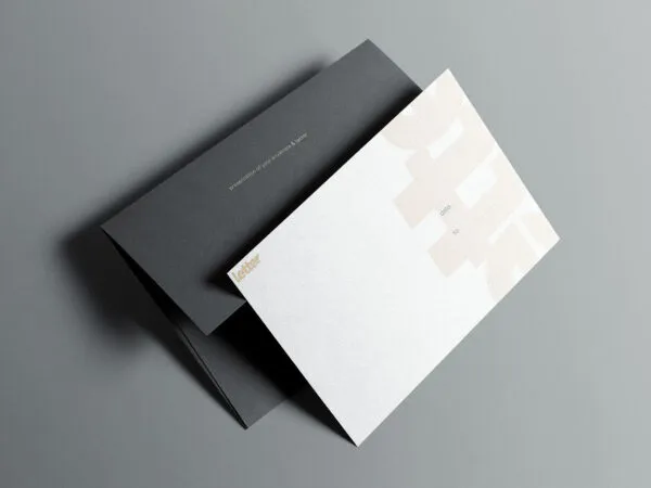 Envelope and Letter Mockup in Perspective Vision 1
