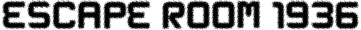 Escape Room 1936 Font 1