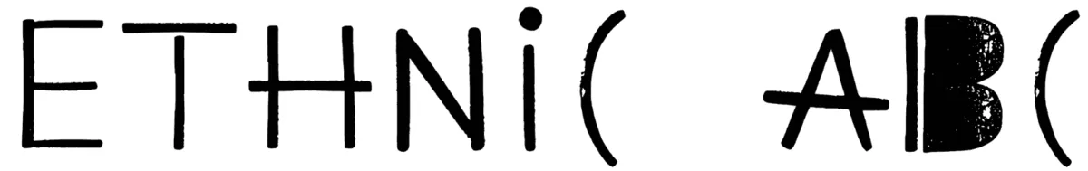 Ethnic ABC Font 1