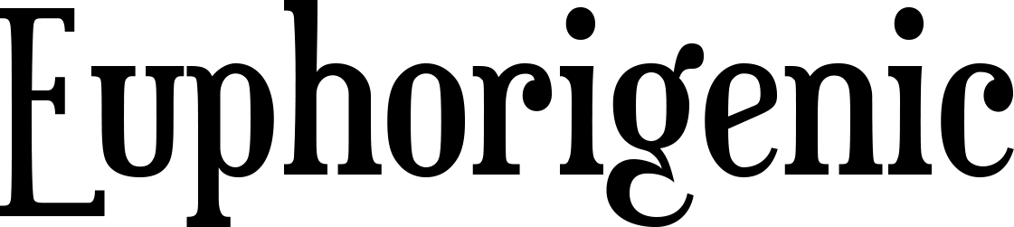 Euphorigenic Font 1
