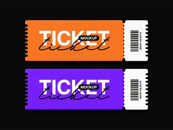 Event Ticket Mockup 1