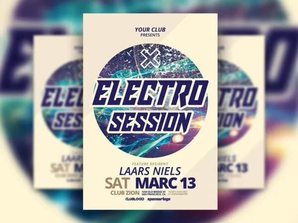 Exclusive Concert and DJ Artist Flyer Template 1