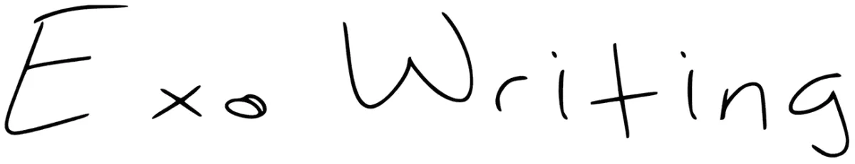 Exo Writing Font 1