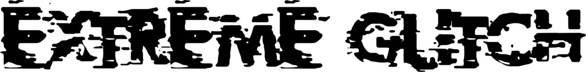 Extreme Glitch Font 1