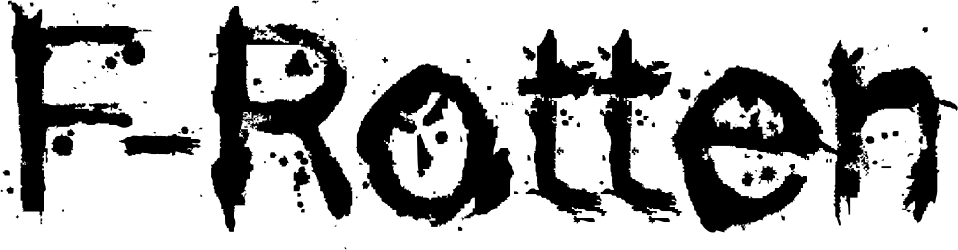 F Rotten Font 1