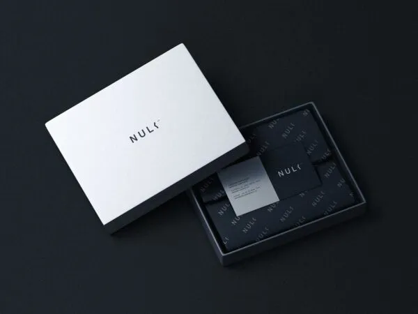 Fabric in a Cardboard Box Packaging Mockup 1