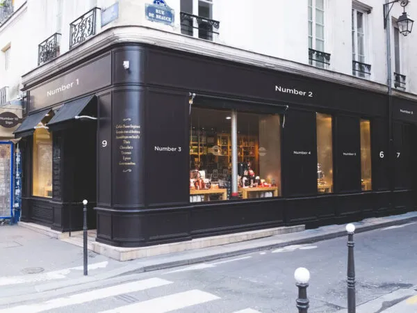 Facade Mockup on a Realistic Store 1