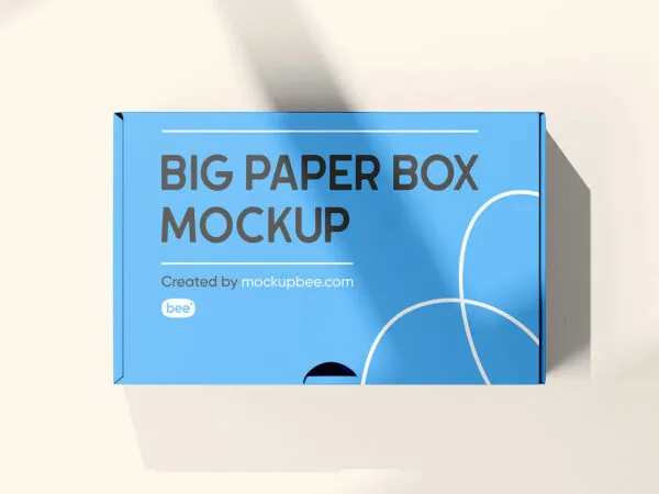 Facing Showcase of Box Mockup 1