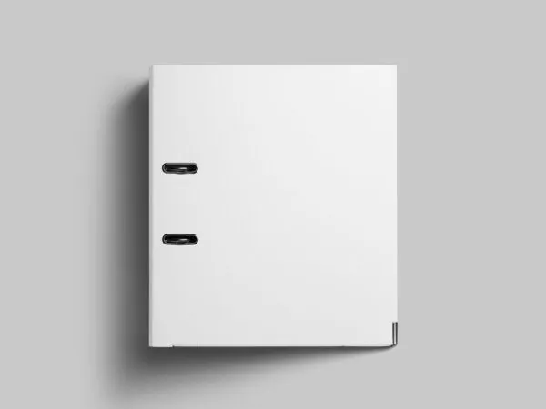 Facing Sight of Lying Stationery Binder Mockup 2