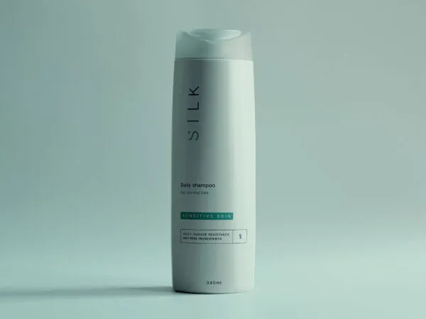Facing Sight of Shampoo Bottle Mockup 1