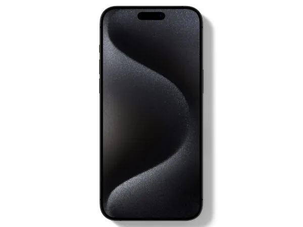 Facing View of iPhone 15 Pro Mockup 1