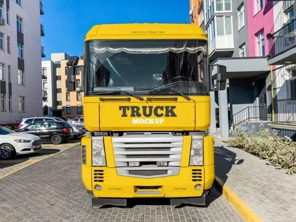Facing Vision of Truck Mockup 1