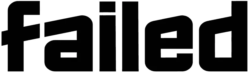 Failed Font 1