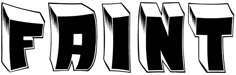 Faint Font 1