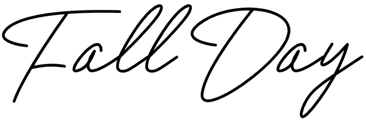 Fall Day Font 1