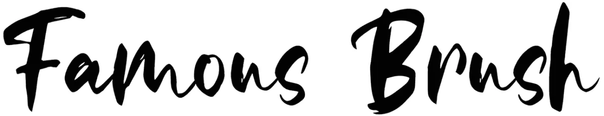 Famous Brush Font 1
