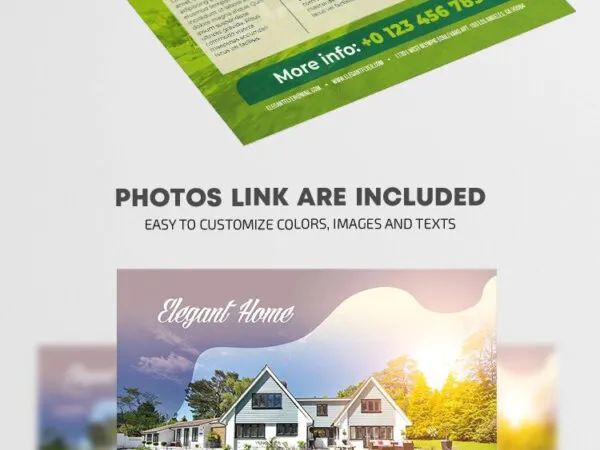Fancy Real Estate Flyer Template 1