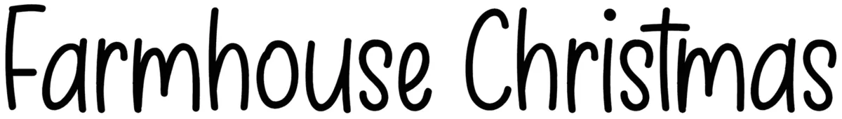 Farmhouse Christmas Font 1